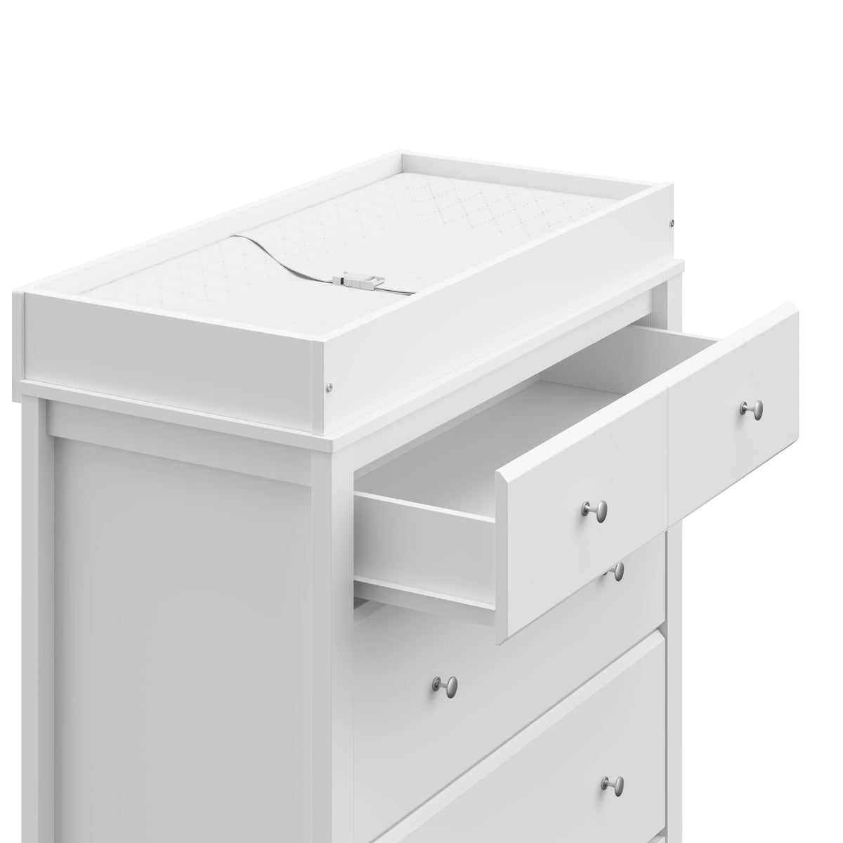 Storkcraft Horizon 3 Drawer Infant Changing Table Dresser, White
