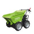 Wallemac WD30W Power Wheelbarrow 660lbs Loading Capacity 212cc 6.5HP Gasoline Engine EPA Recoil Start Motorized Utility Dump Cart Mini Wheelbarrow (B&S Engine)