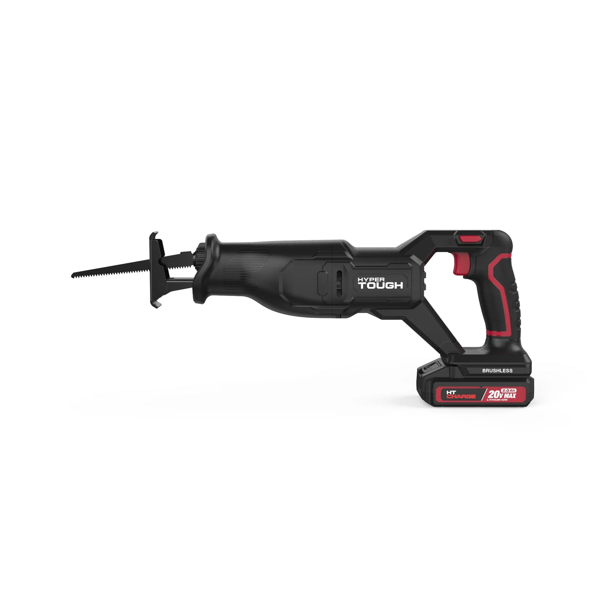 Hyper Tough 20V Cordless 3/8 Drill, 1/4 Impact Driver & Reciprocating Saw Bundle, (3) 1.5Ah Lithium-Ion Batteries & (3) Chargers