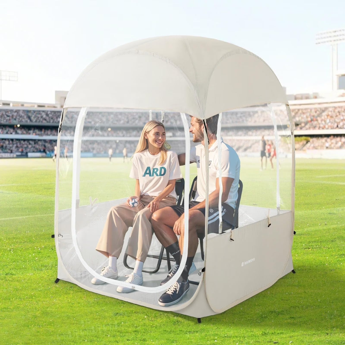Sports Tent, Instant Weather Proof Clear View Bubble Tent with Carry Bag, Portable & Foldable Pop Up Tents Shelter for Watching Sports Events Camping Fishing