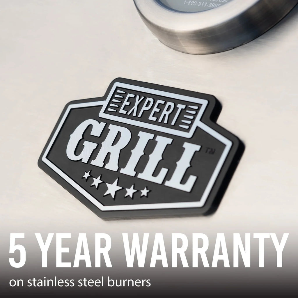 Expert Grill 5 Burner Propane Gas Grill with Side Burner