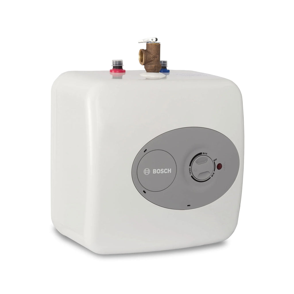 Bosch Electric Mini-Tank Water Heater Tronic 3000 T 2.5-Gallon (ES2.5) - Eliminate Time for Hot Water - Shelf, Wall or Floor Mounted