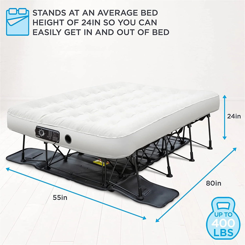 Ivation EZ-Bed 10 in Portable Air Beds with Built-in Pump, Full