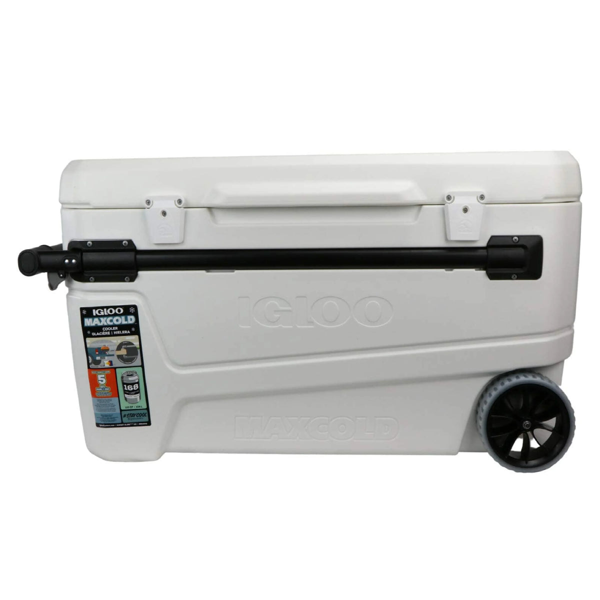 Igloo 50170 110 Qt Glide Pro Portable Large Ice Chest Wheeled Cooler