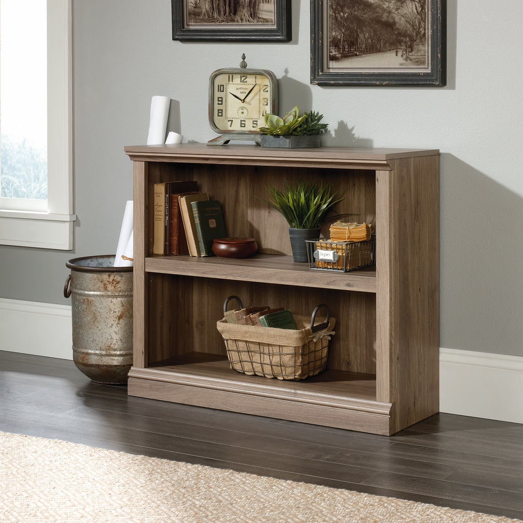 Sauder Select 2 Shelf Bookcase, Washington Cherry Finish
