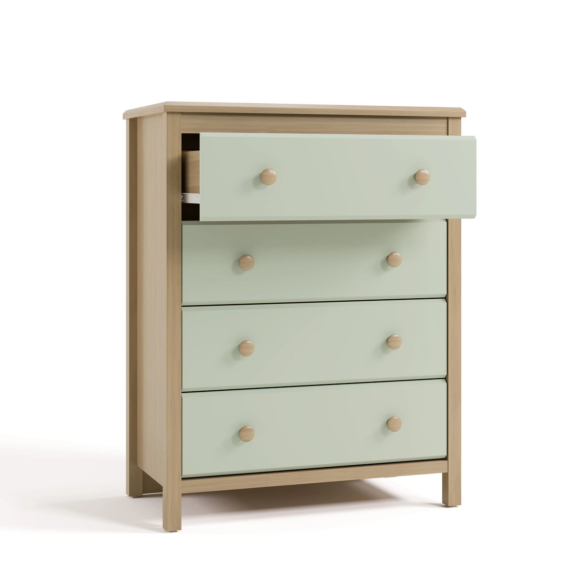 Storkcraft Alpine 4 Drawer Nursery Dresser, White