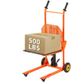 AECOJOY Hydraulic Material Lift Pallet Truck 500 Lbs,Lift Table Cart,32" Max Lift Height Pallet Truck Jack with Lockable Swivel Casters Ideal for Warehouse, Workshop and Garage Use