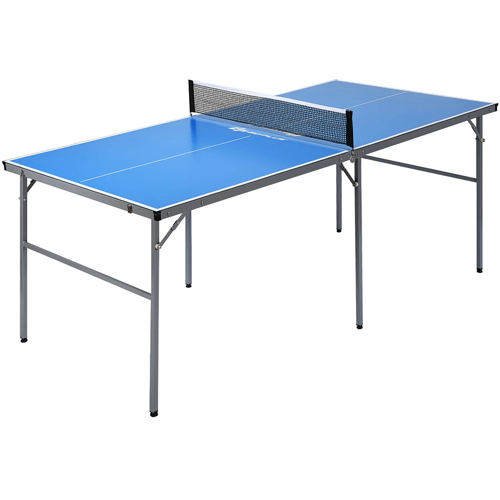 Goplus 6 x3 Portable Tennis Ping Pong Folding Table w/Accessories Indoor Outdoor Game