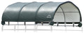 ShelterLogic 12' x 12' Corral Shelter and Livestock Shade Waterproof and UV Treated Universal Cover for Horses, Goats, and Other Livestock (Corral Panels Not Included)