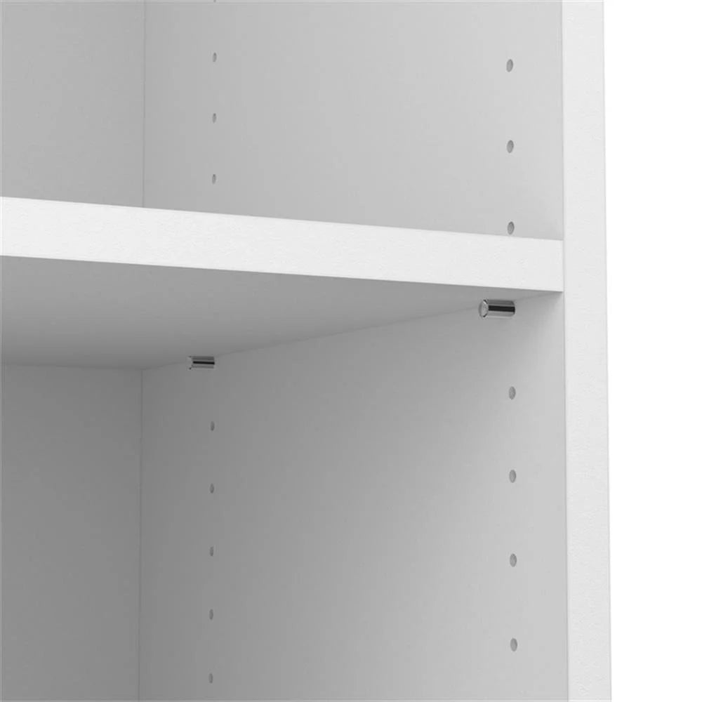 Bestar Pur 86W Closet Organizer System in White - Engineered Wood