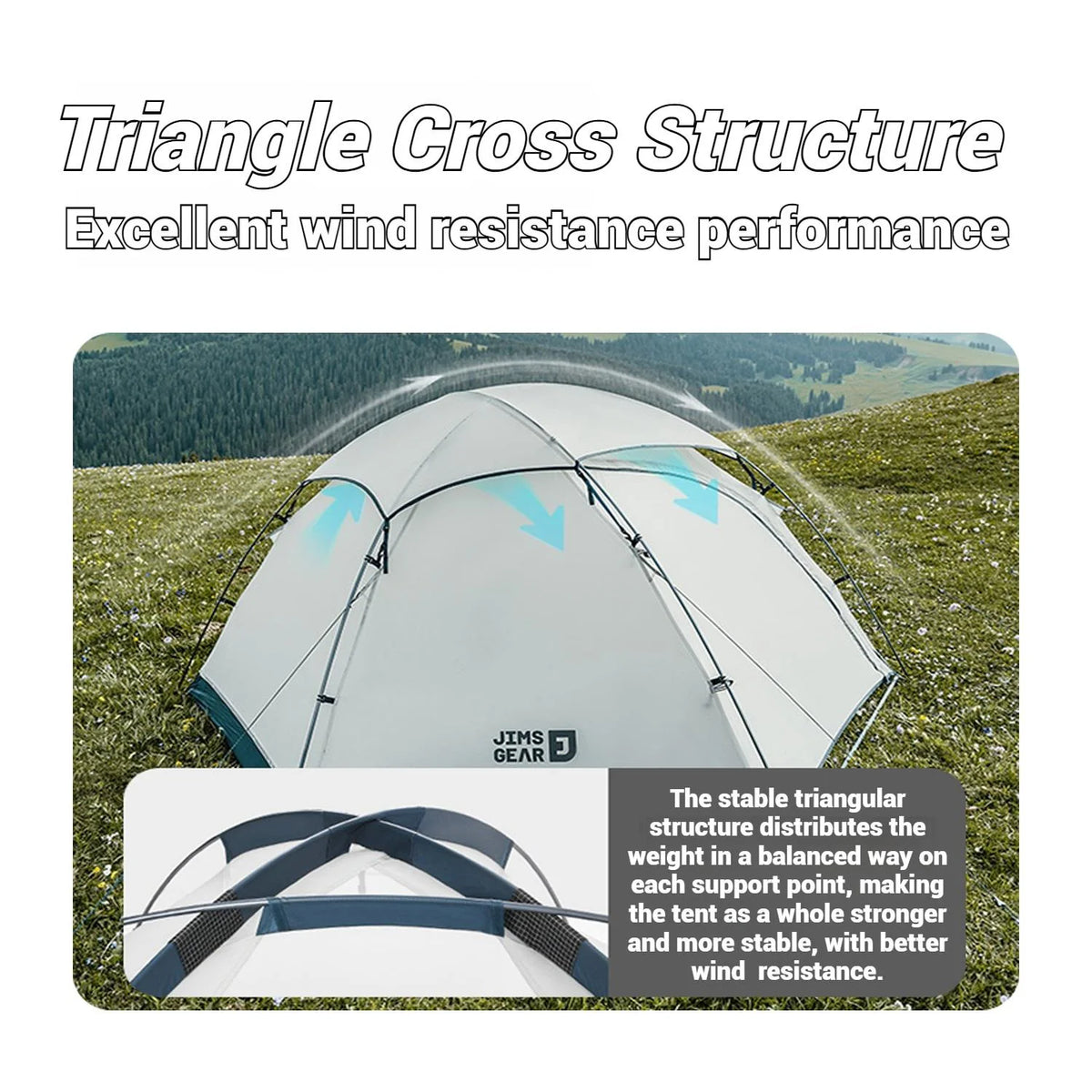 Naturehike, Hiking Tent, Large Space Outdoor Camping Tent, Lightweight Backpacking Tent with Vestibule, Waterproof Four Seasons Dome Tent, Stable Tri-Cross Support Structure, Strong Wind Resistance
