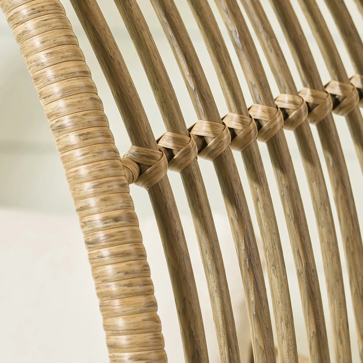 Better Homes & Gardens Bellamy Round Wicker Outdoor Lounge Chair, Beige