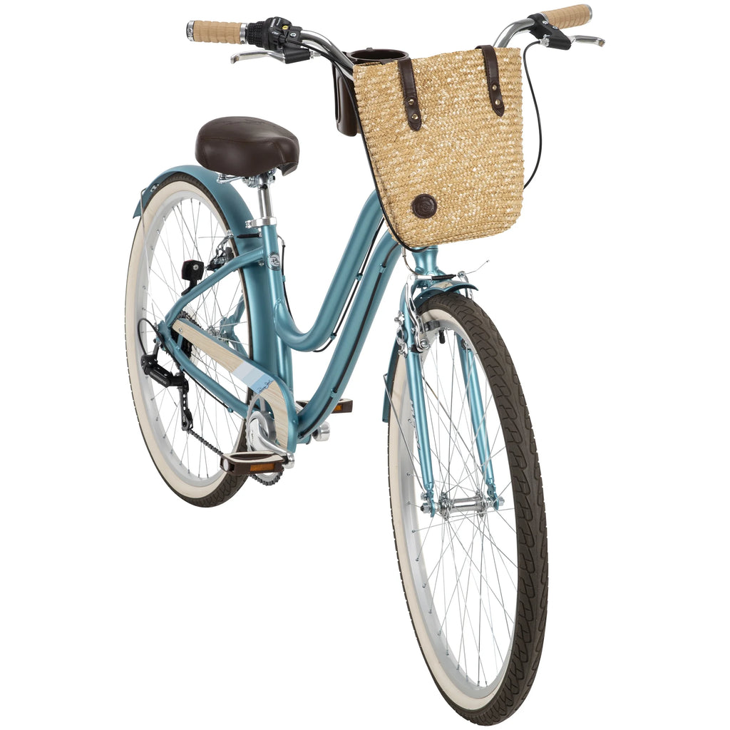 Jack 26-inch 7-Speed Comfort Bike for Women, Teal, by Huffy