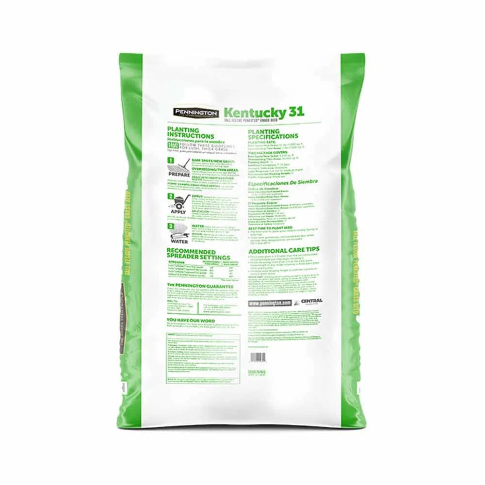 Pennington Kentucky 31 Tall Fescue Penkoted Grass Seed 50lb