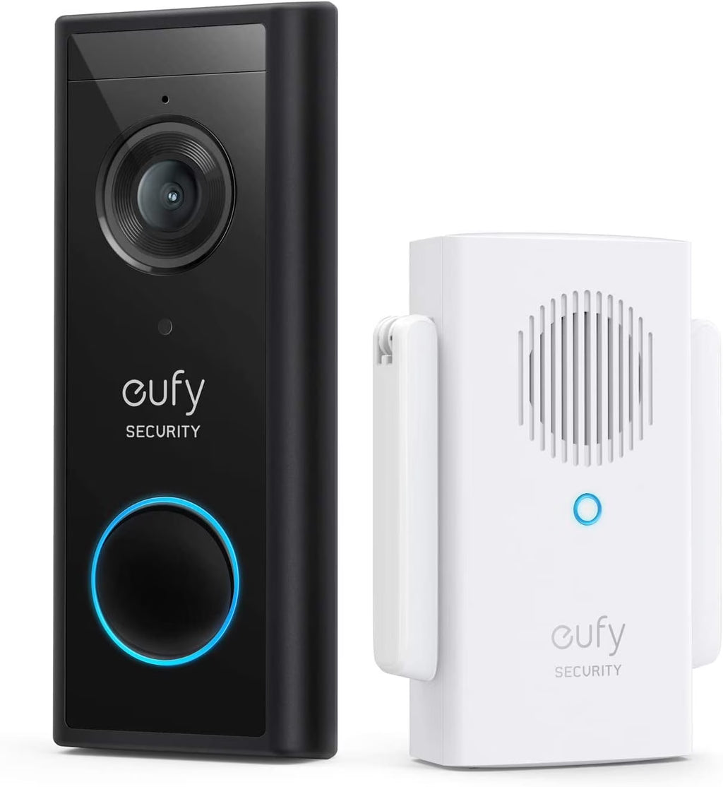 eufy Security Battery Video Doorbell C210 Kit, 1080p, No Subscription, Wi-Fi, 120-Day Battery Life, AI Detection, 2-Way Audio, Remote Monitoring