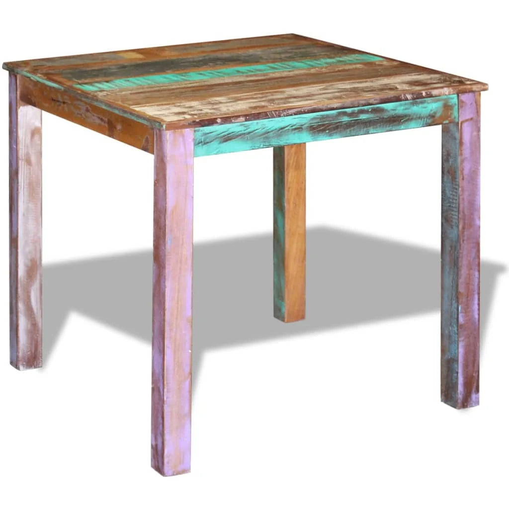 vidaXL Dining Table Kitchen Table Home Dining Room Table Solid Reclaimed Wood