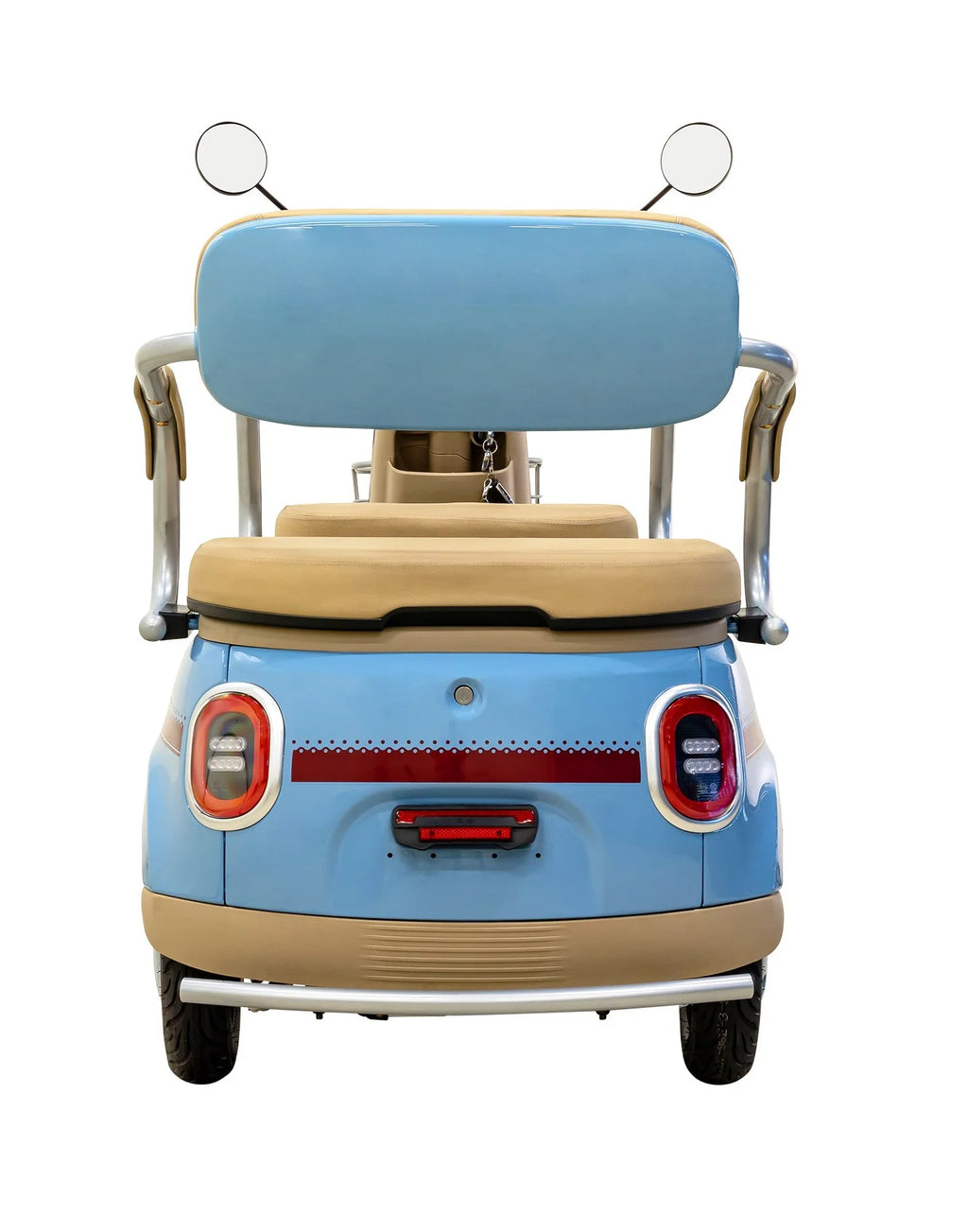 Massimo MGC E-Trike 3-Wheel Electric Cart 17 MPH, 2-Seater Adult Scooter Blue
