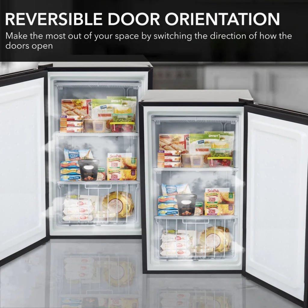 Whynter 3.0 cu. ft. Energy Star Upright Freezer with Lock Stainless Steel (Cuf-301SS)