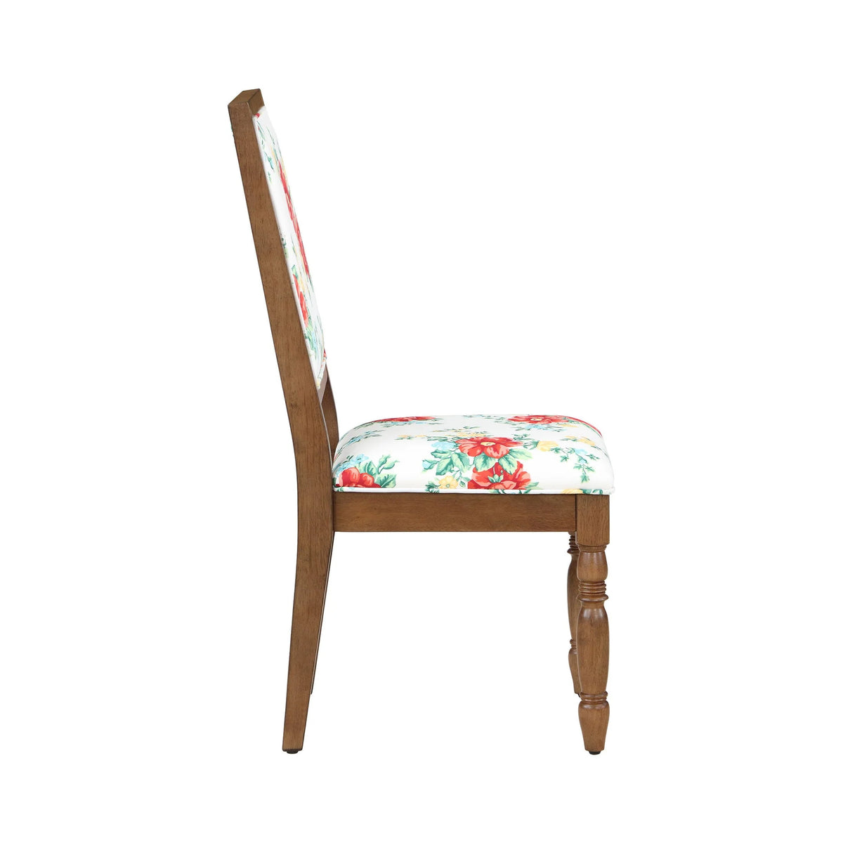 The Pioneer Woman Vintage Floral Dining Chairs Made With Solid Wood Frame, Set of 2