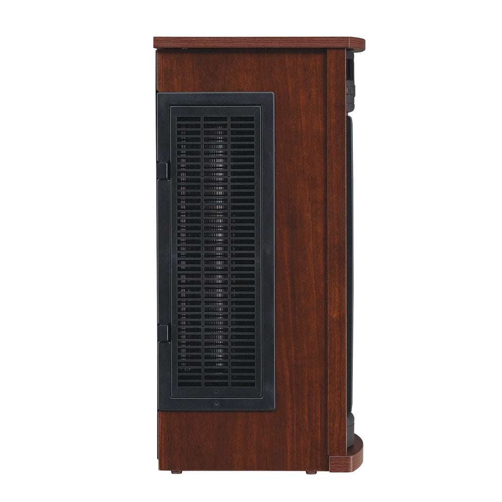 Duraflame Portable Electric Infrared Quartz Oscillating Tower Heater, Cherry