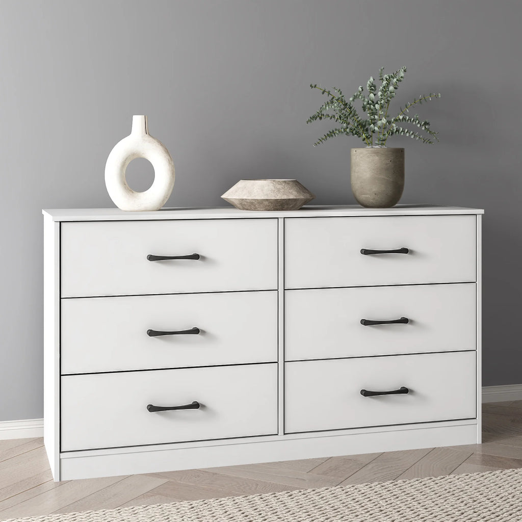 Mainstays Ardent 6 Drawer Dresser, White