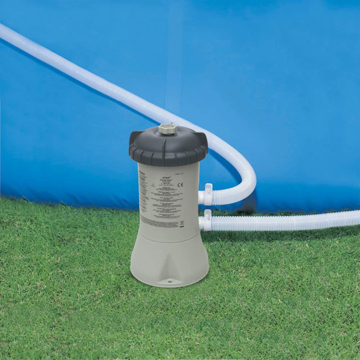 Intex Pool Kit w/ Intex 10 x 2.5-Ft Pool Set w/ Filter Pump w/  10-Ft Pool Cover