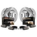 Power Stop Front and Rear Stock Replacement Brake Pad and Rotor Kit KOE5504