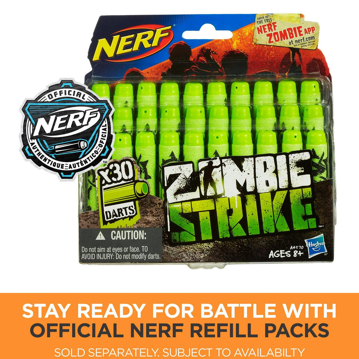 Nerf Zombie Strike Survival System Scravenger with Two 12-Dart Clips. 26 Darts. Light. Barrel Extension. Scope. Stock. and 2-Dart Blaster