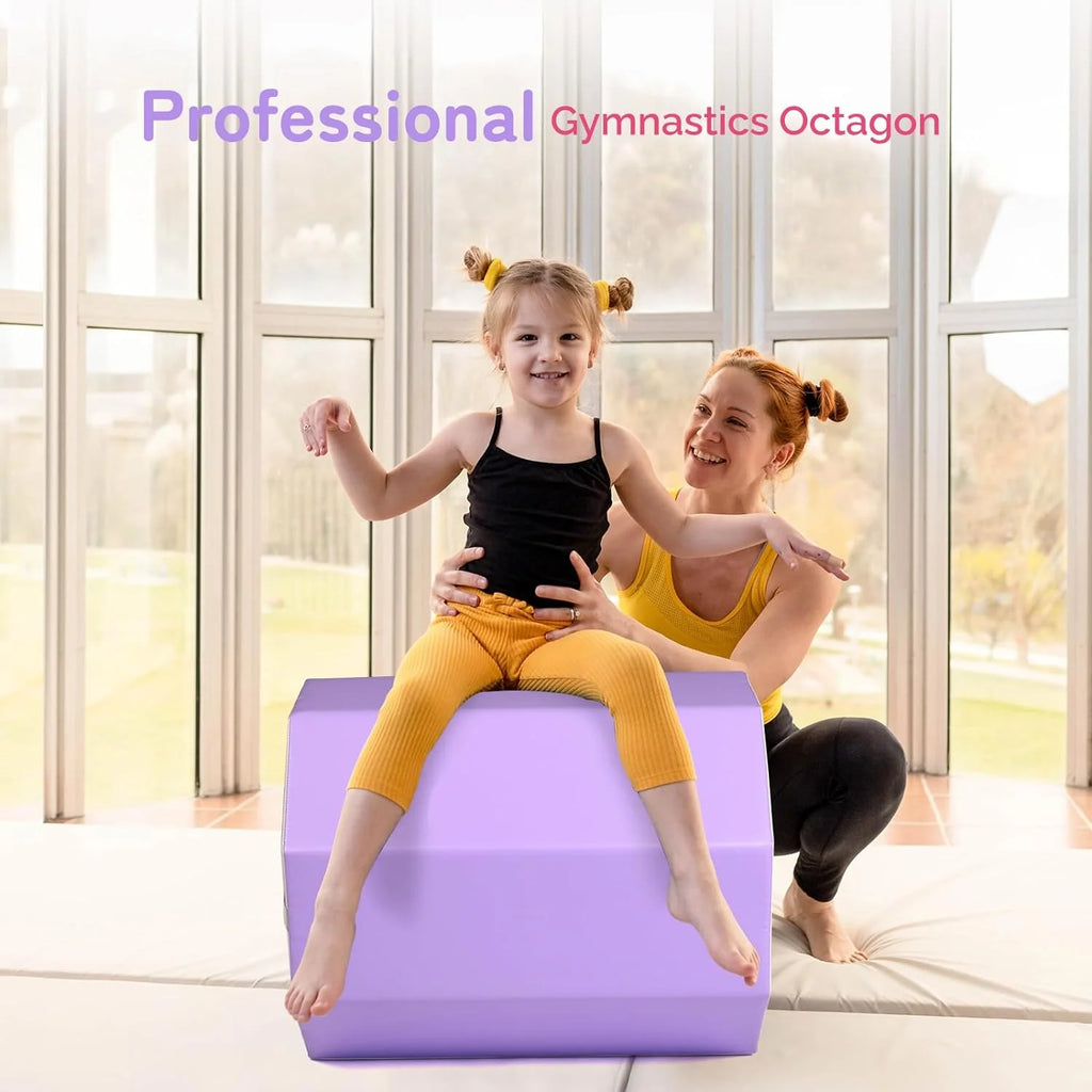 Matladin Octagon Gymnastics Skill Shapes, PVC Pink, 9.7 lb