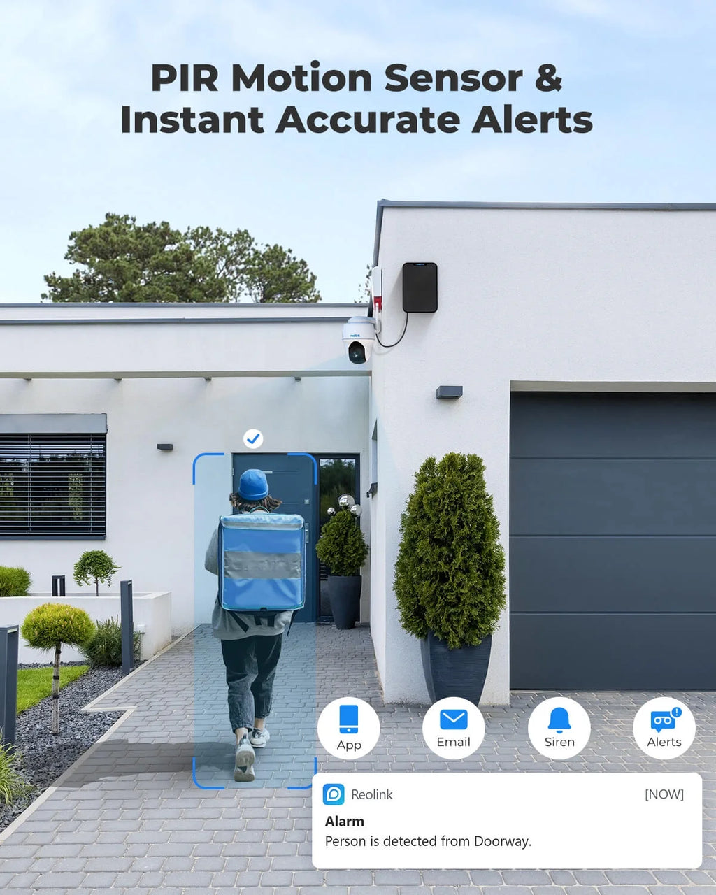 Reolink Argus 5MP PT Outdoor Wireless Battery Wifi Security Camera Night Vision 2-Way Talk Add Solar