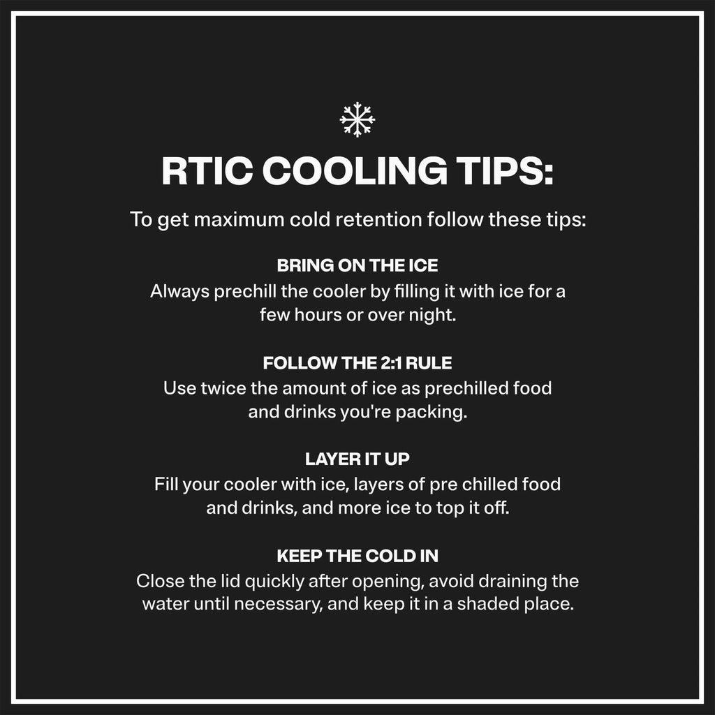 RTIC 52 QT Ultra-Light Hard-Sided Ice Chest Cooler, Fits 76 Cans, Trailblazer