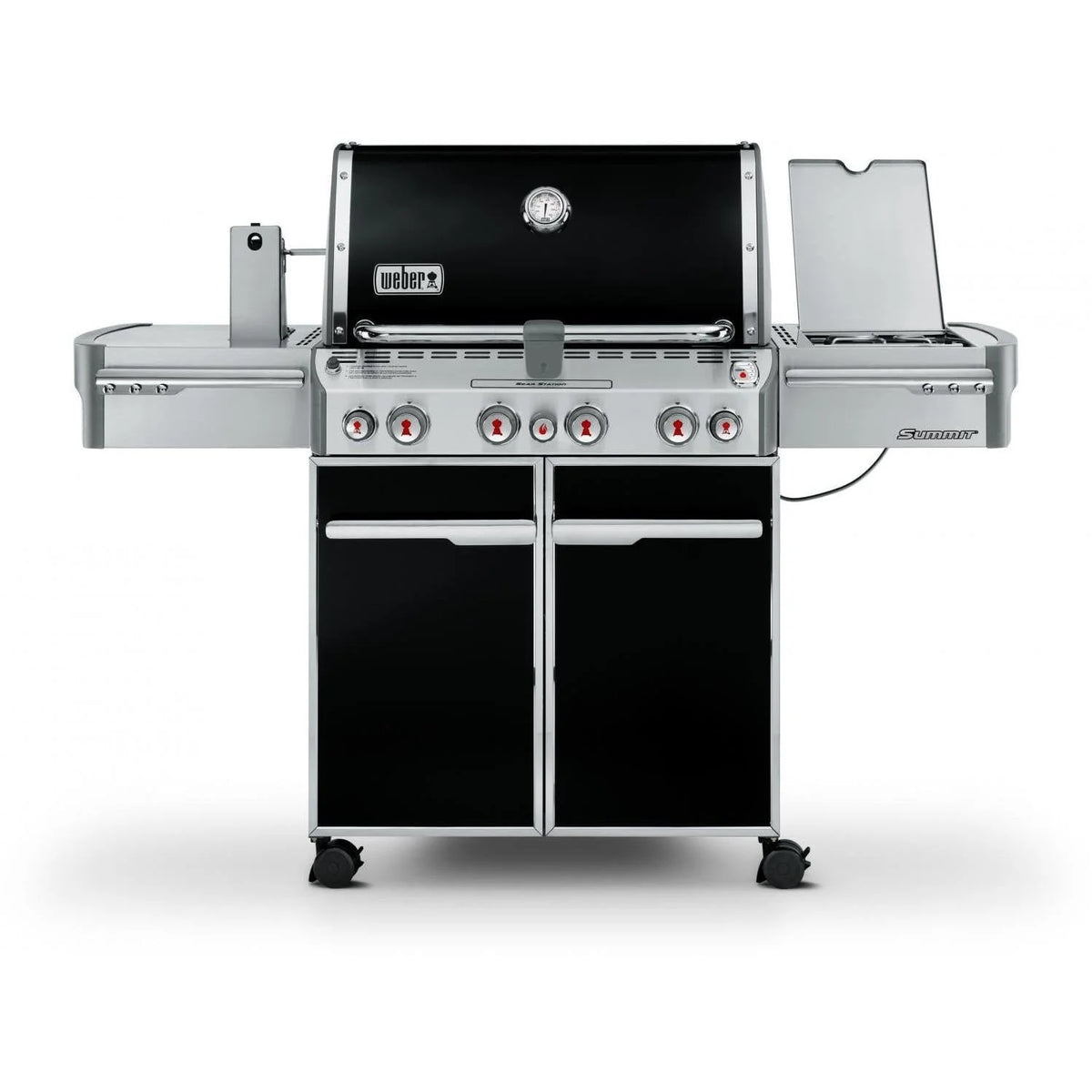 Weber Summit E-470 Propane Gas Grill With Rotisserie, Sear Burner & Side Burner - Black - 7171001