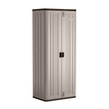 Suncast 3-Shelf Resin Base Garage Cabinet Locker, Gray