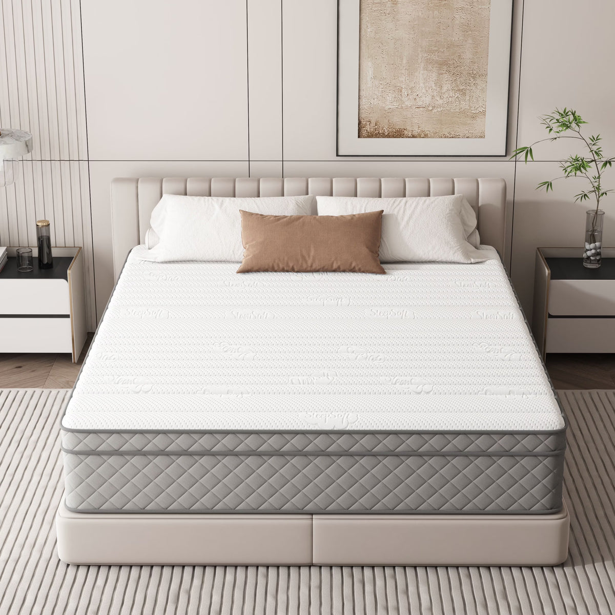 Swbvs MaxNap 12 inch Full Mattresses Hybrid Medium Full Size matress in a Box Adult,Double size