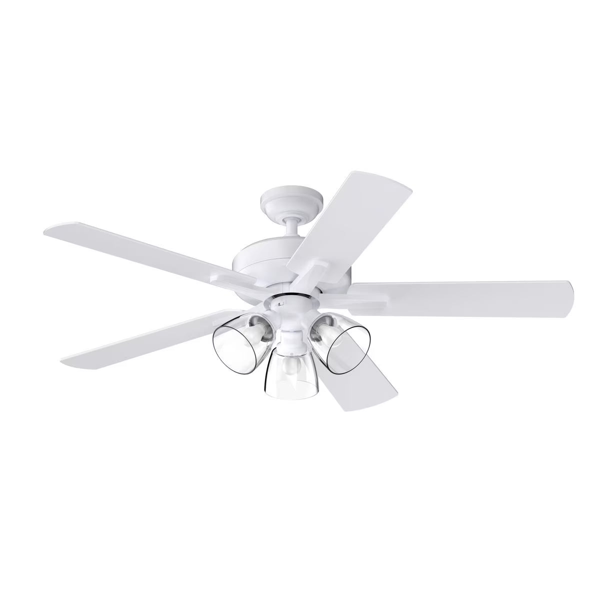 Better Homes & Gardens 52" Bronze Transitional Ceiling Fan, 5 Reversible Blades, 3 LED Bulbs Included