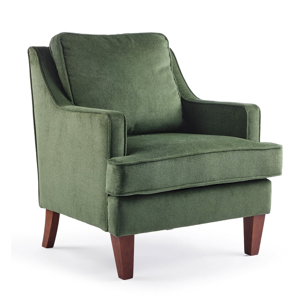 Ktaxon Fabric Accent Chair, Reading Armchair with Removable Cushion, Single Sofa with Extra Seat Depth for Living Room Bedroom Black