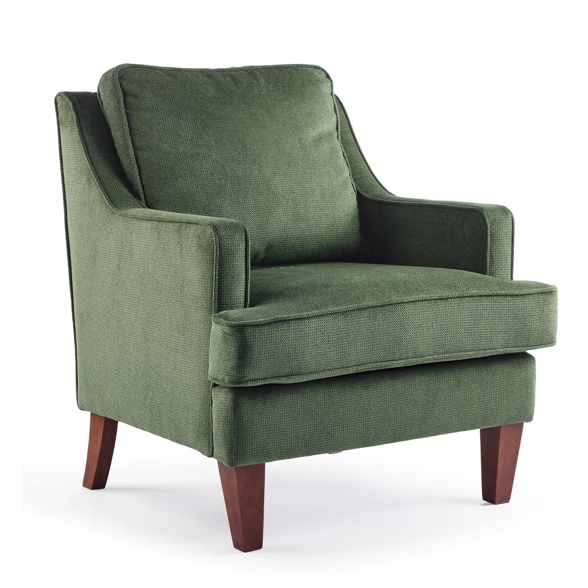 Ktaxon Fabric Accent Chair, Reading Armchair with Removable Cushion, Single Sofa with Extra Seat Depth for Living Room Bedroom Black