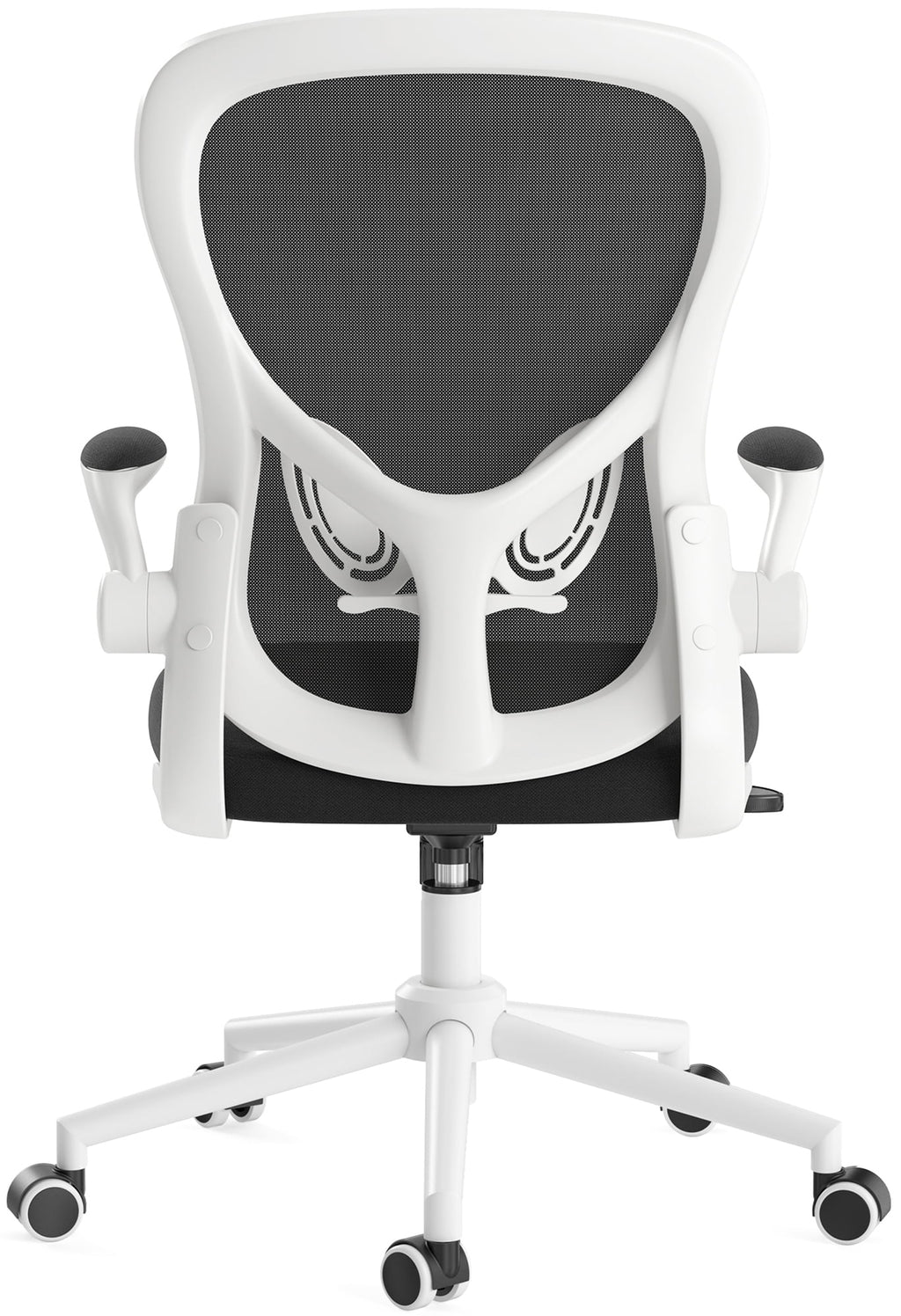 Hbada Office Chair, Ergonomic Desk Chair, Computer Mesh Chair with Lumbar Support and Flip-up Arms, Gray