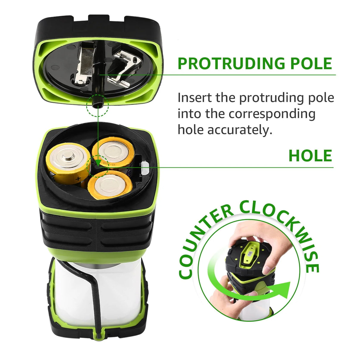 Lepro 2-Pack LED Camping Lanterns, 1000LM Battery Powered Camping Tent Light , 4 Light Modes and IPX4 Waterproof , Perfect Camping Accessories for Hurricane, Emergency, Survival Kits, Hiking, Fishing