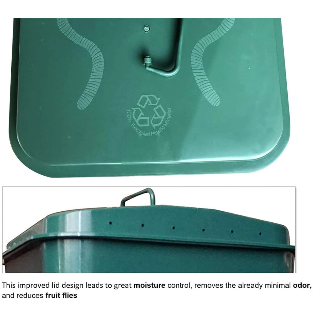 TiaGOC Plus 5-Tray Worm Compost Bin Easy Setup and Sustainable Design