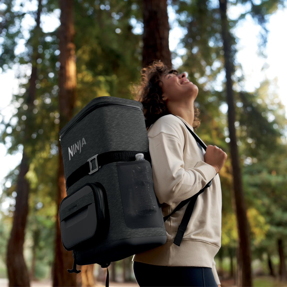 Ninja Outdoor FrostVault Go 24-Can Soft Cooler with Cold Dry Zone, Lakeshore Blue - FF124NV