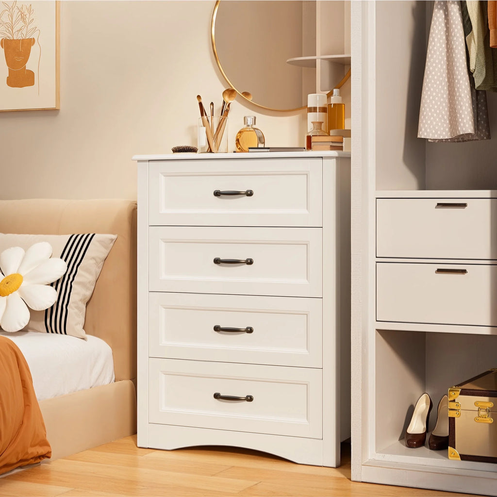 Dresser for Bedroom, Lofka 6-Drawer Wood Dresser with Anti-Tip Safety for Closet| Living Room
