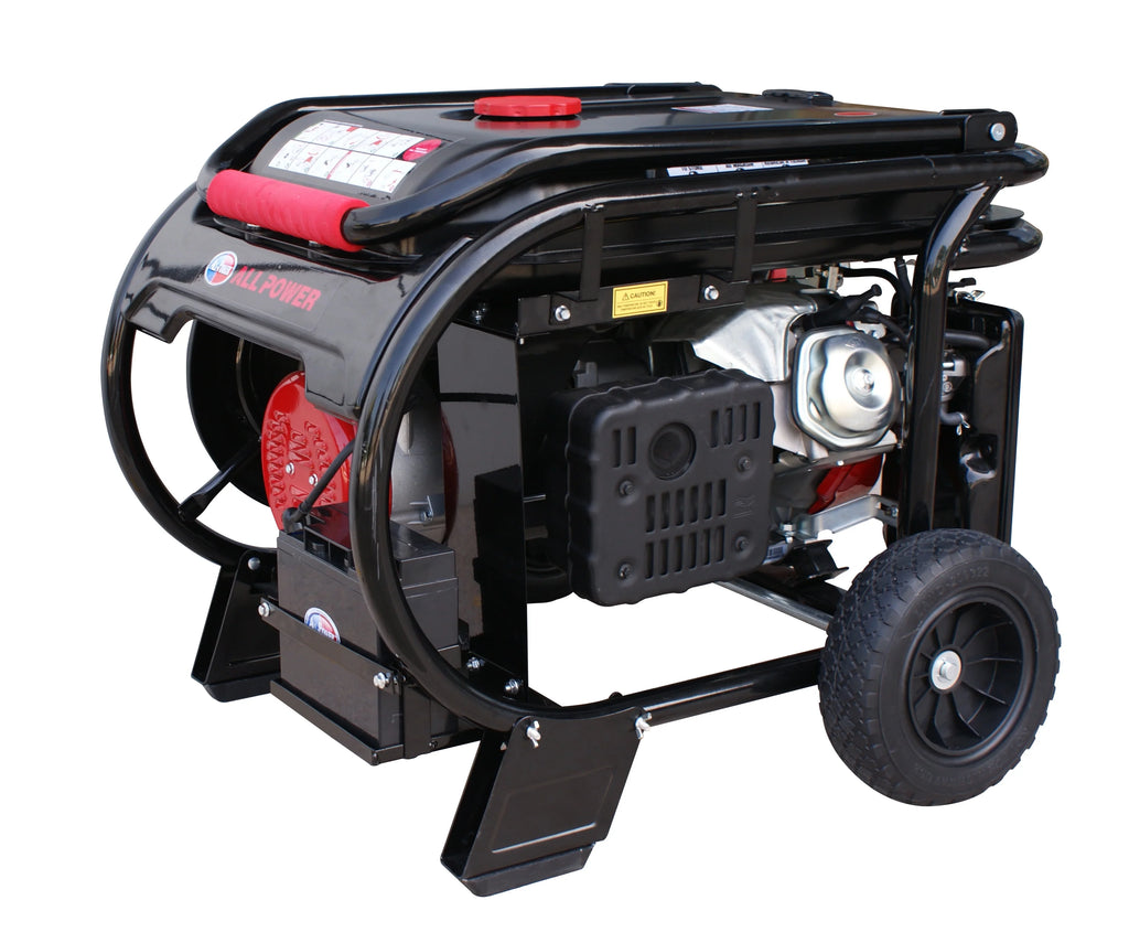 All Power Heavy Duty 12000 Watt Portable Generator with Electric Start, 12000W Gas Powered w/ 120/240V 30A AC, G12000E
