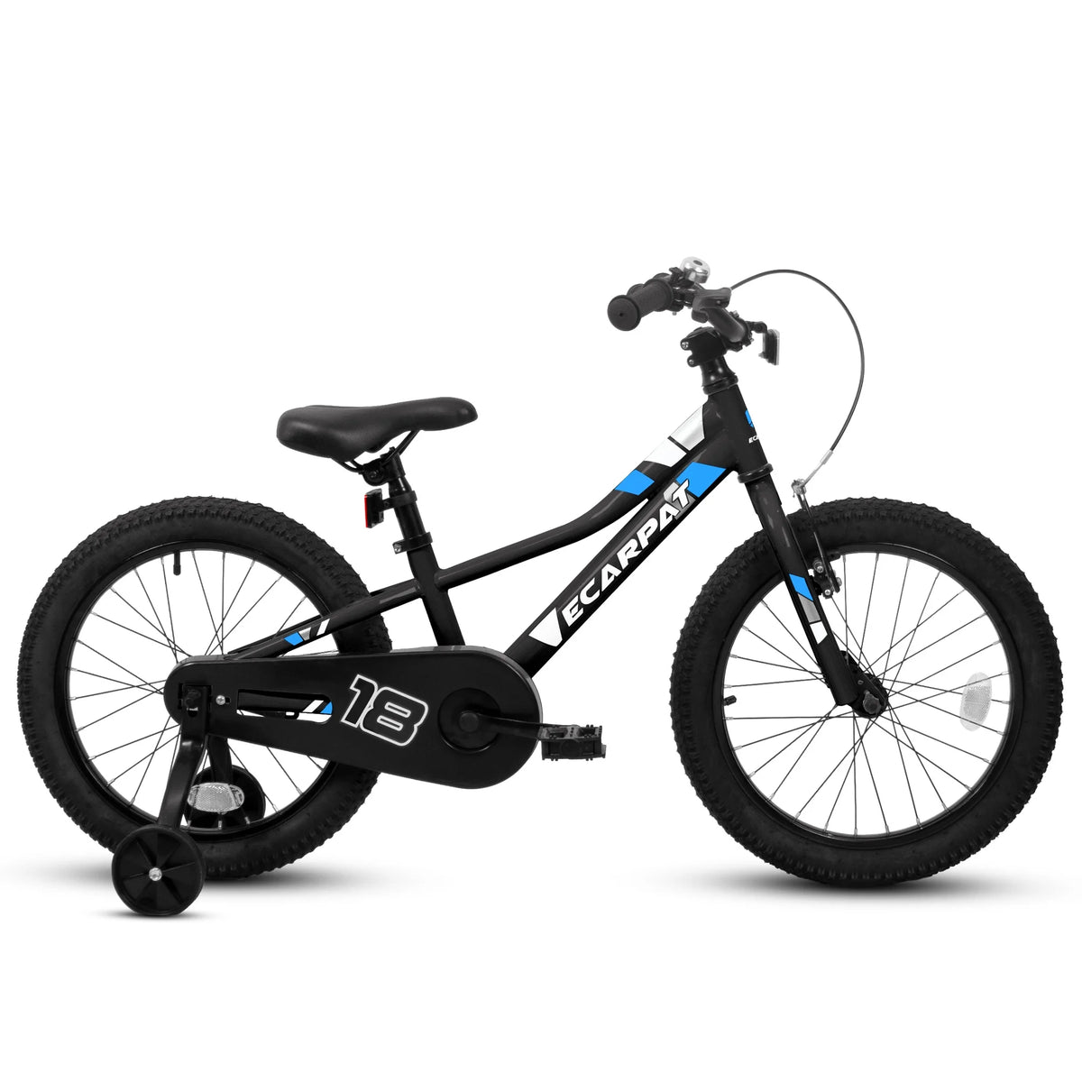 iRerts Kids Bike with Training Wheels, 18 Inch Boys Girls Bike for Kids Ages 4-9 Years Old, Children Bicycle with Front V Brake, Rear Holding Brake, Red