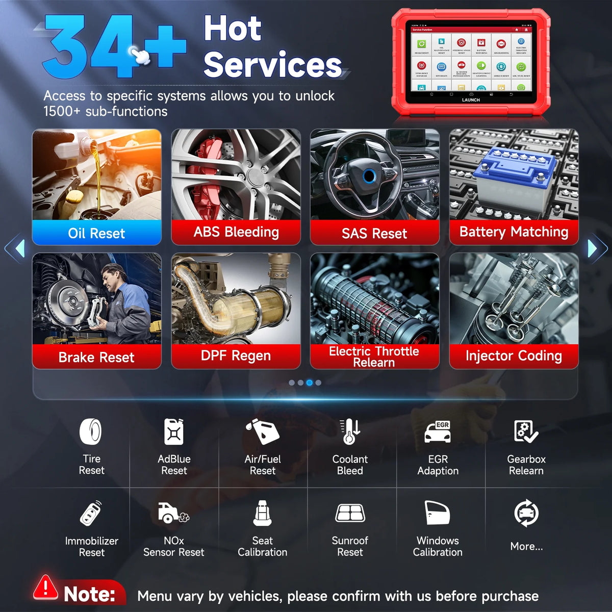 LAUNCH X-431 Pro Star Bidirectional Scan Tool, 37+ Resets, All System Diagnostic Scanner All in One OBD2 Scanner with CANFD, DOIP, FCA Autoauth Diagnosis Scan Tool 2 Year Update