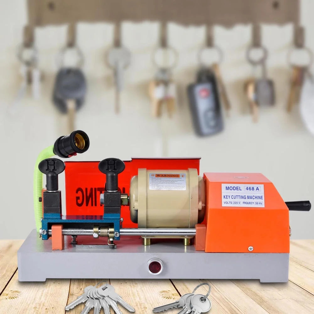 Commercial-Grade Key Duplicating Machine 110V - Vertical Design for Precise Home/Car Key Copying