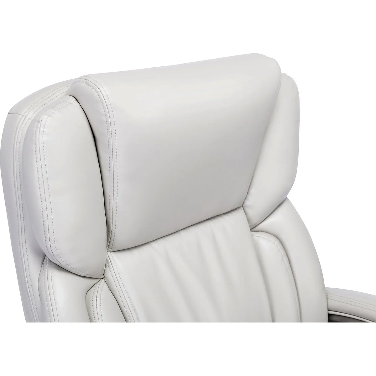 Serta Garret Executive Office Chair White Bonded Leather
