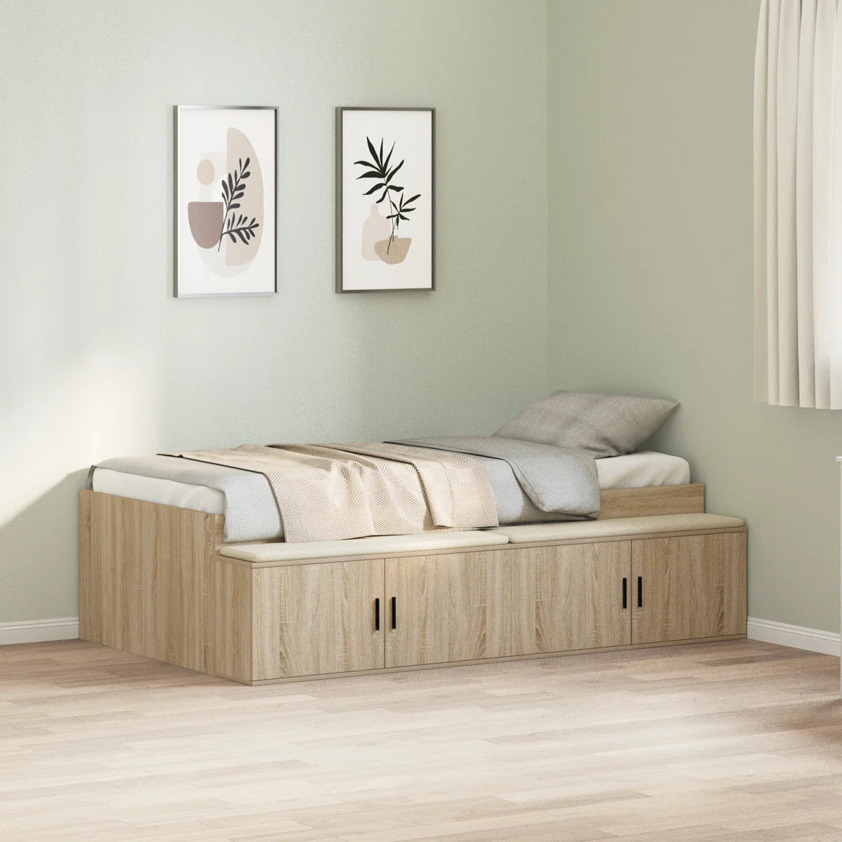 Vidaxl Storage Bed Frame