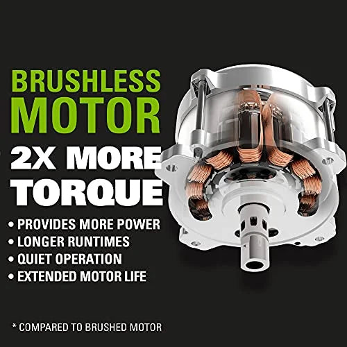 Greenworks Pro 80V 21-Inch Brushless Self-Propelled Lawn Mower, 4Ah Battery Included MO80L410