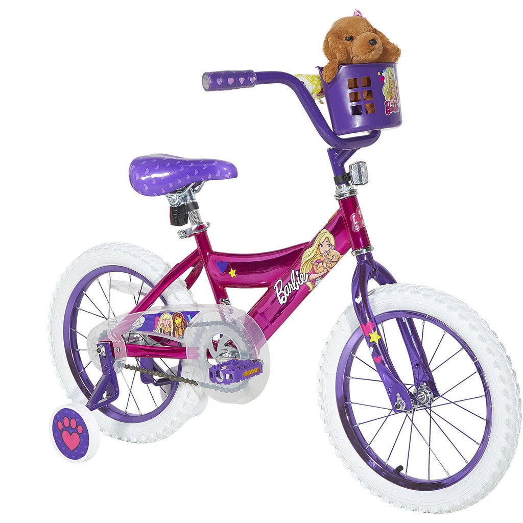 Dynacraft Barbie 18-Inch Girls BMX Bike For Age 6-9 Years